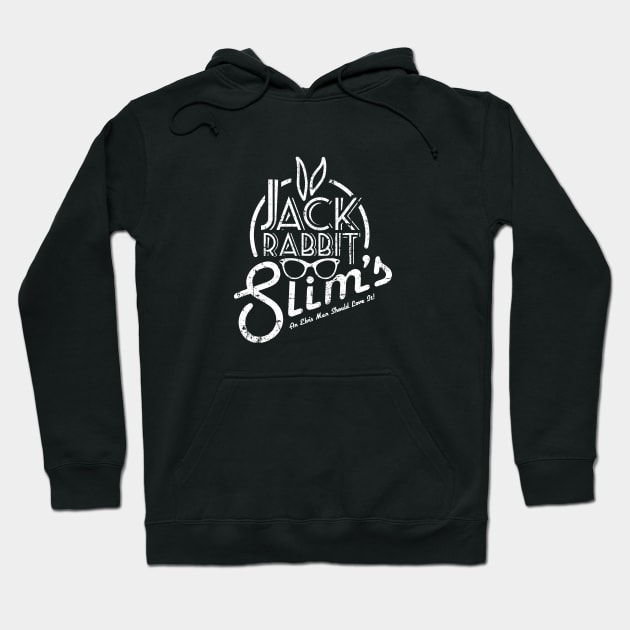 Jack Rabbit Slims (all-white 2021 variant) Hoodie by SaltyCult